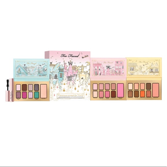 NWT TOO FACED CHRISTMAS AROUND THE WORLD LIMITED EDITION - Picture 1 of 10
